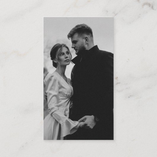 Carte D'accompagnement QR Code sombre Moody Peony Mariage gothique RSVP (Dos)