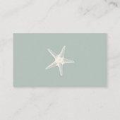 Carte D'accompagnement QR code summer coastal beach website RSVP (Dos)