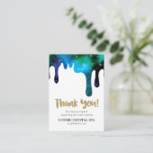 Carte D'accompagnement *~* QR COSMIC DRIP MERCI LOGO AP8 Review (Debout devant)