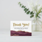 Carte D'accompagnement *~* QR Logo MERCI examen de marque AGATE AP8 (Debout devant)