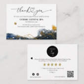 Carte D'accompagnement *~* QR Remise MERCI LOGO AP8 Examen (Devant / Derrière)