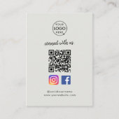 Carte D'accompagnement QR scan to Connect | Instagram (Devant)