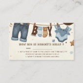 Carte D'accompagnement Quelle est la taille de l'enceinte du ventre de ma (Devant)