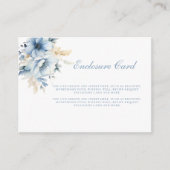 Carte D'accompagnement Quelque chose de bleu avant de faire la douche nup (Devant)