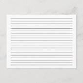 Carte D'accompagnement QUELQUE CHOSE DE BLEU AVANT DE FAIRE Recette Deman (Dos)