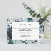 Carte D'accompagnement Quelque chose de bleu  DETAILS DE RECEPTION DE MAR (Debout devant)