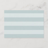 Carte D'accompagnement Quelque Chose de Bleu  Réception de Mariage Détail (Dos)