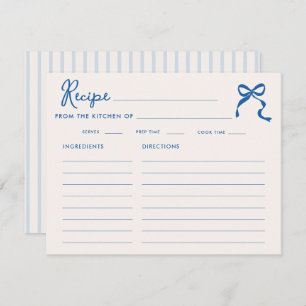 Carte D'accompagnement Quelque chose de bleu squighe Fête des mariées de