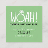 Carte D'accompagnement Qui Enregistrer La Date (Devant)