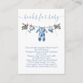 Carte D'accompagnement Race Car clothesline Livres pour bébé (Devant)