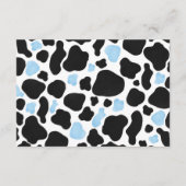 Carte D'accompagnement Raffin à couche de la soirée de rodéo de Western L (Dos)