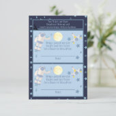 Carte D'accompagnement Raffin de couche de minuit dans l'espace extra-atm (Debout devant)