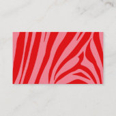 Carte D'accompagnement Raffin de couche vintage rose rétro (Dos)