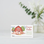 Carte D'accompagnement Raffin de la ferme Red Barn (Debout devant)