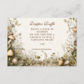 Carte D'accompagnement Raffin de la forêt de champignon des bois (Devant)