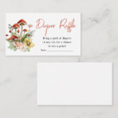 Carte D'accompagnement Raffin Fleur sauvage enchanté (Devant / Derrière)