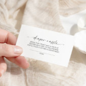 Carte D'accompagnement Raffin minimaliste moderne