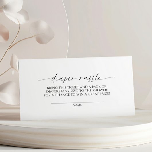 Carte D'accompagnement Raffin minimaliste moderne