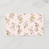 Carte D'accompagnement Raffle Baby shower de jardin (Dos)