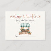 Carte D'accompagnement Raffle de couche de Baby shower cultivé localement (Devant)