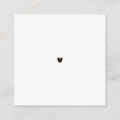 Carte D'accompagnement Raffle de couches Baby Shower ours simple minimali (Dos)