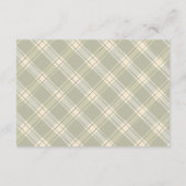 Carte D'accompagnement Raffle de diappeur de train à aquarelle verte (Dos)