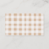 Carte D'accompagnement Raffle Légume du marché agricole à couches cultivé (Dos)