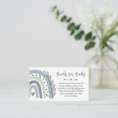 Carte D'accompagnement Rainbow Blue Books (Debout devant)