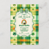 Carte D'accompagnement Rainbow Lucky Little Shamrock Diapper Raffer (Devant)