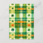 Carte D'accompagnement Rainbow Lucky Little Shamrock Diapper Raffer (Dos)