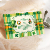 Carte D'accompagnement Rainbow Lucky Little Shamrock Livres pour bébé