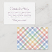 Rainbow plaid simples livres mignons pour bébé dou