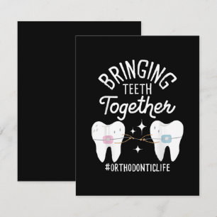 Carte D'accompagnement Rapprocher les dents - Orthodontiste