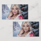 CARTE D'ACCOMPAGNEMENT RAPPY X-MAS (Devant / Derrière)