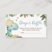 Carte D'accompagnement Rawr Dino Baby shower Diner Raffle (Devant)