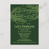 Carte D'accompagnement Réception Bar Mitzvah (Devant)