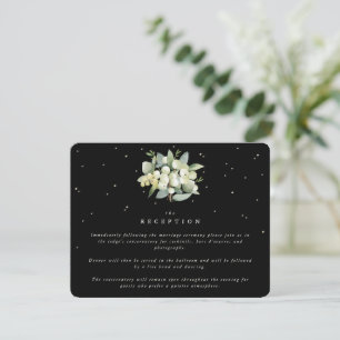 Carte D'accompagnement Réception Bouquet Black Snowberry+Eucalyptus