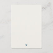 CARTE D'ACCOMPAGNEMENT RECEPTION DE LA MER BLANCHE (Dos)