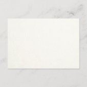 Carte D'accompagnement Réception de mariage à l'aquarelle Bleu et Rose Pi (Dos)