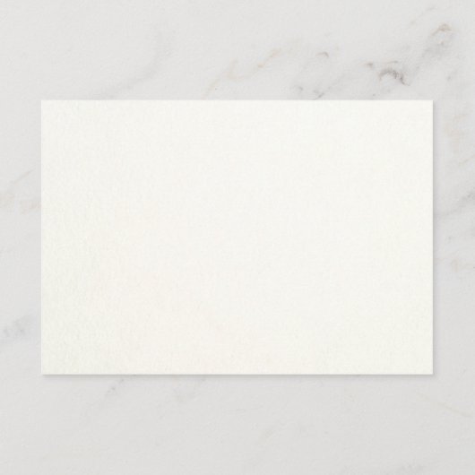 Carte D'accompagnement Réception de mariage à l'aquarelle bleue et rose (Dos)