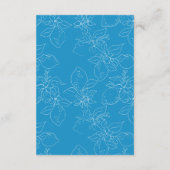 Carte D'accompagnement Réception de mariage au citron dessiné à la main (Dos)