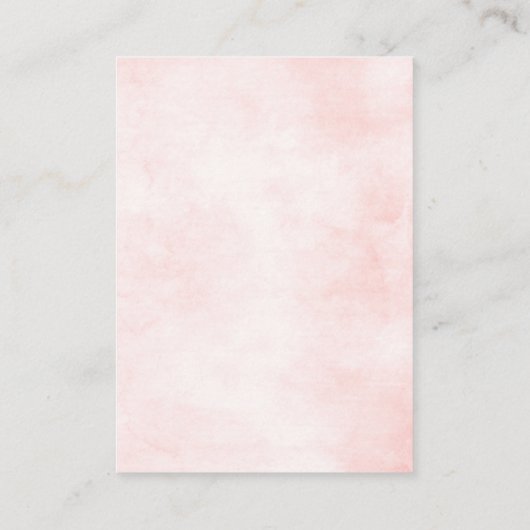 Carte D'accompagnement Réception de mariage bleu bleu ardoise Dusty rose  (Dos)