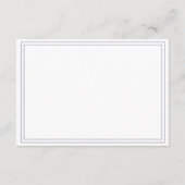 Carte D'accompagnement Réception de mariage chic Script Green Foliage (Dos)