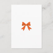 Carte D'accompagnement Réception De Mariage De Charme De Tournesol (Dos)