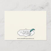 Carte D'accompagnement Réception de mariage de l'Arbre de Vie celtique (Dos)