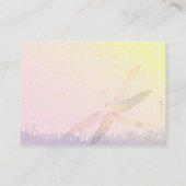 Carte D'accompagnement Réception de mariage de libellules de prairie mati (Dos)