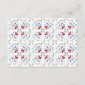 Carte D'accompagnement Réception De Mariage De Porte Marocaine Chic Tropi (Dos)