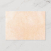 Carte D'accompagnement Réception de mariage des Feuilles d'érable (Dos)