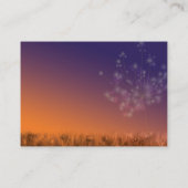 Carte D'accompagnement Réception de mariage du coucher du soleil à Dandel (Dos)