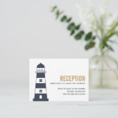 Carte D'accompagnement Réception de mariage du phare (Debout devant)